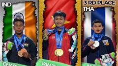 Hùng Văn Thế “mở hàng” vàng cho cử tạ Việt Nam tại giải trẻ châu Á